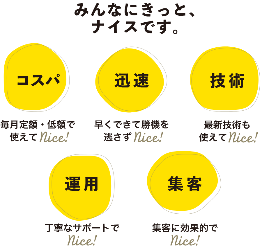 みんなにきっと、ナイスです。