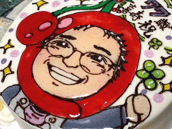 大人気のイラストケーキ